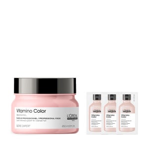 [컬러락][염색모발 케어용] 로레알 비타미노 컬러 마스크 250ML (+샴푸 10ml 3개 증정)