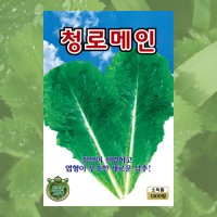 로메인상추씨앗 1500립 청로메인상추 씨앗 대장 KS종묘