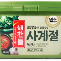 대용량 식자재 숙소용 단체용 업소용 가게용 식당용 해찬들 사계절 쌈장 3kg