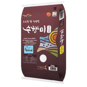 수향미 특등급 쌀 20kg 밥맛 좋은 국산 향미쌀 최근 도정 골든퀸 3호 화성 누룽지향