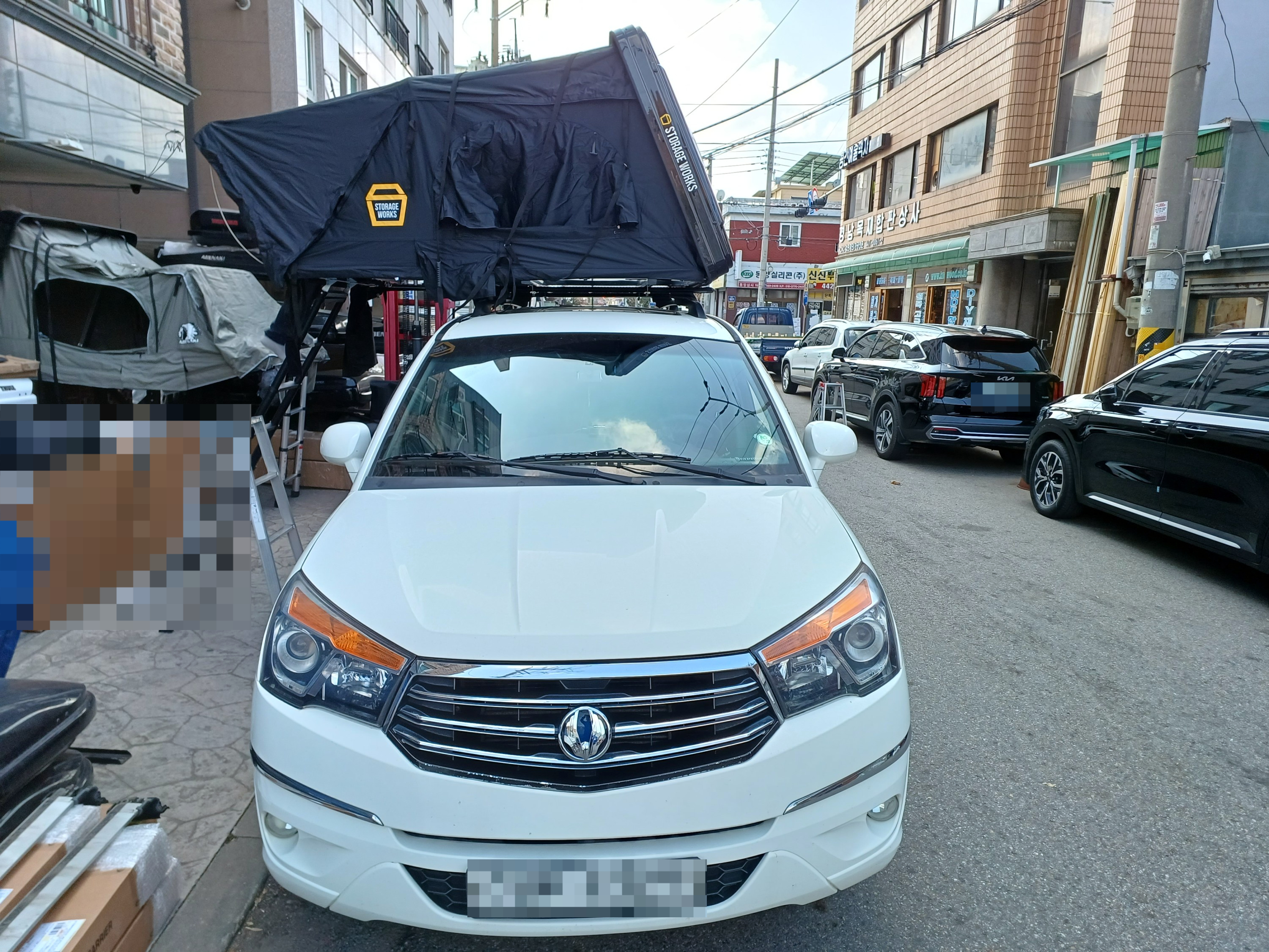 [스토리지웍스] 안양루프탑텐트 스토리지웍스 2100 더마스터 코란도투리스모