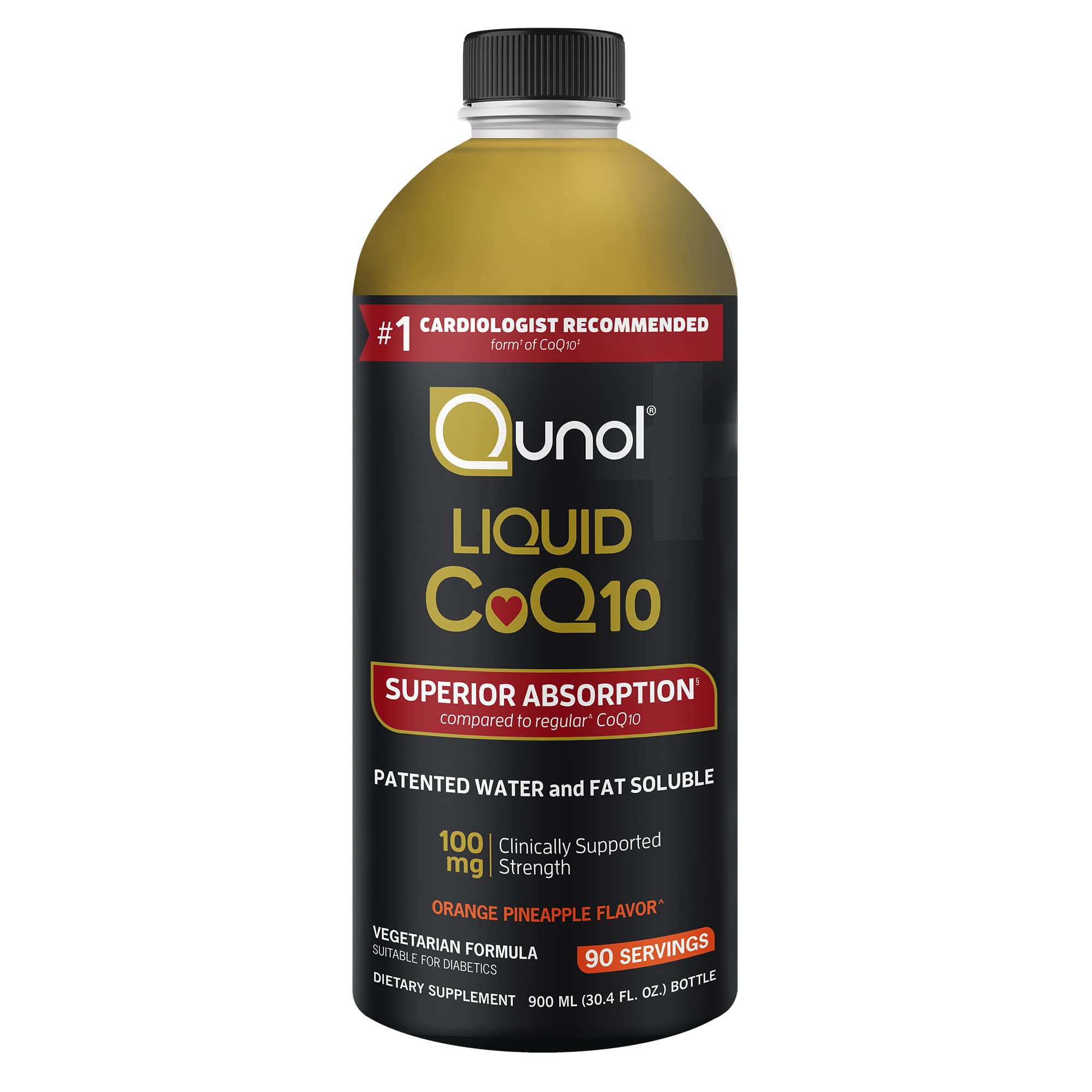 쿠놀 액상 Liquid <b>CoQ</b>10 100mg 오렌지 파인애플 90회분 900ml