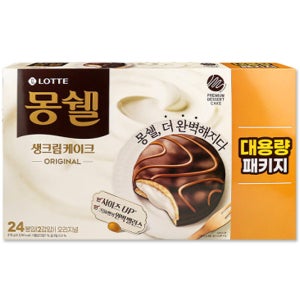 몽쉘 생크림 오리지널 816g(24봉) 대용량 간식