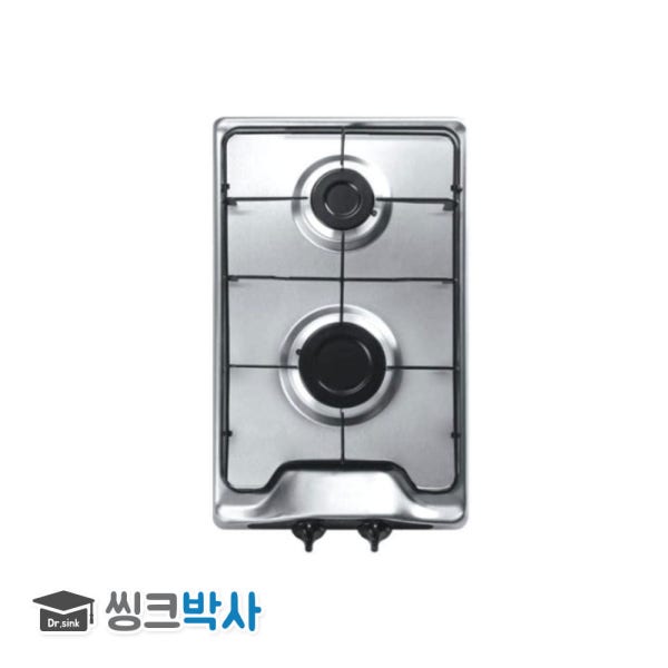 빌트인 2구 가스레인지 호환 제품 매립형 가스쿡탑 타공 265x440 LPG LNG