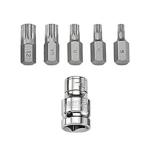 1/2 12각 M비트 소켓 세트 6PCS JTC-5365