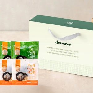 담우 열두달 ★초간단 가정간편식 나물밥 ★ 나물에비벼밥 6입 선물세트(곤드레3+산채3)