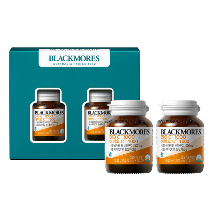 블랙모어스 Bio <b>C</b> 1000 트윈세트 30정x 2병 코스트코
