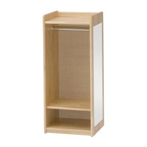 자작나무역할의상정리장/거울부착/소