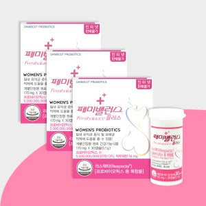 페미밸런스 플러스30캡슐 3박스 여성 프로바이오틱스 갱년기 여성질건강 유산균 국제약품