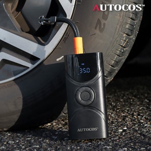 오토코스 휴대용 타이어 차량용 공기주입기 9000mAh 19mm대형 실린더 장착 ACP-019