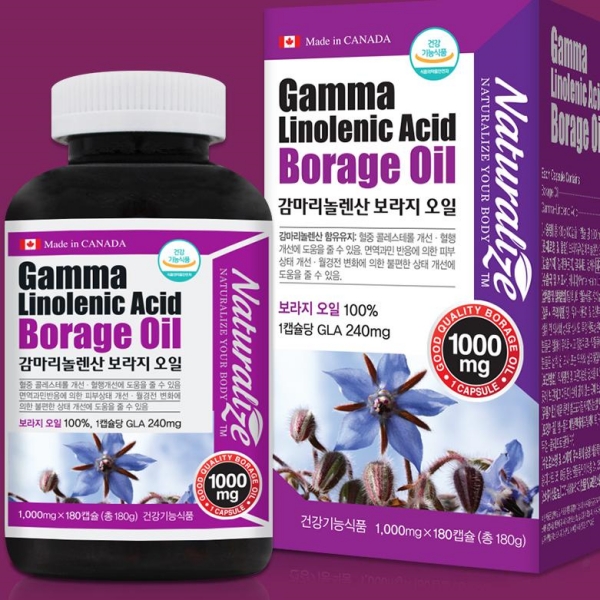 생리불순영양제 생리전증후군 감마리놀렌산효능 <b>보라지오일</b>