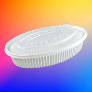 HG-782호 백색 100개세트 타원찜용기 중 HG782호 소담팩