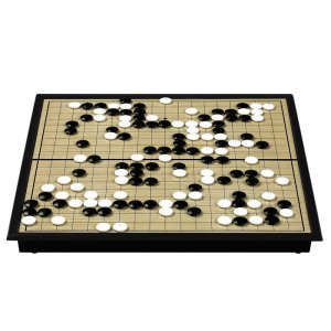 골든게임 바둑 접이식 자석 게임판 완구 장난감 보드게임 장기 세트 휴대용 어린이 게임 오목 강의용 팬시