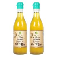 장수텃밭 덜볶아 더 건강하고 깔끔한 덜볶은 참기름 350ml