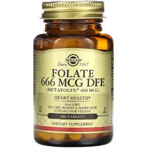 미국 솔가 Solgar 메타폴린 엽산 400mcg 100정 folate