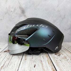 카부토 에어로 알투 고글 자전거 헬멧 AR-5 실버 미러 쉴드