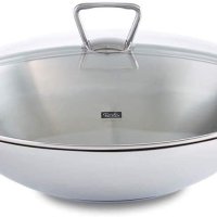 휘슬러 Fissler 유리뚜껑이 있는 웍 쿤밍 직경 36cm 볶음팬 휘슬러웍 스텐궁중팬