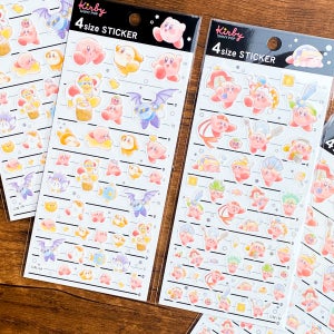 별의 커비 프렌즈 캐릭터 씰 스티커