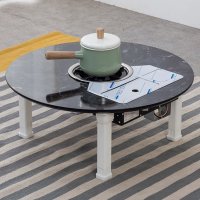 부탄가스테이블 미니 접이식 불판식탁 삽겹살 원형불판 테이블