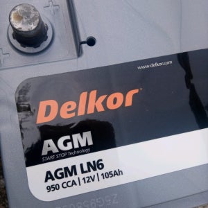 BMW 5GT배터리교체 에러코드삭제 델코AGM105