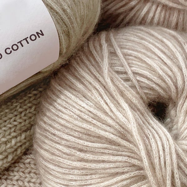 메리노코튼 Merino Cotton 가벼운 메리노울 면 혼방사