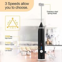 제과제빵믹서 USB 충전식 우유 Frother Foamer Whisk 믹서 S 베이킹도구