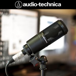 오디오테크니카 AT2020 콘덴서 마이크 녹음 방송 입문용 AUDIO TECHNICA