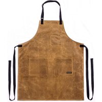 Readywares Waxed Canvas Grilling Apron, Heavy Duty Chef Apron For Men and Women, Versatile, Durable,