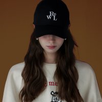 리끌로우 RECLOW SIGNATURE RWL BALL CAP BLACK 베이스볼캡모자