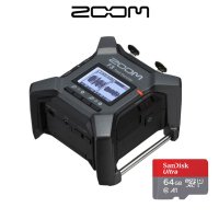 [정식수입] ZOOM F3 2채널 포터블 필드 레코더 / 64GB 샌디스크 울트라 메모리