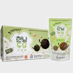 한남두유 100% 국내산 서리태 갈아만든 고칼슘 진한맛 검은콩두유 20팩