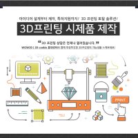 3D프린터 시제품제작 출력 3D모델링대행 FDM DLP SLA-DLP방식 대형출력물