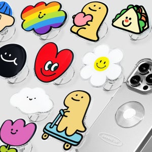 쏭스체인지톡 그립 톡홀더 탈부착 스마트톡 핸드폰 거치대 캐릭터