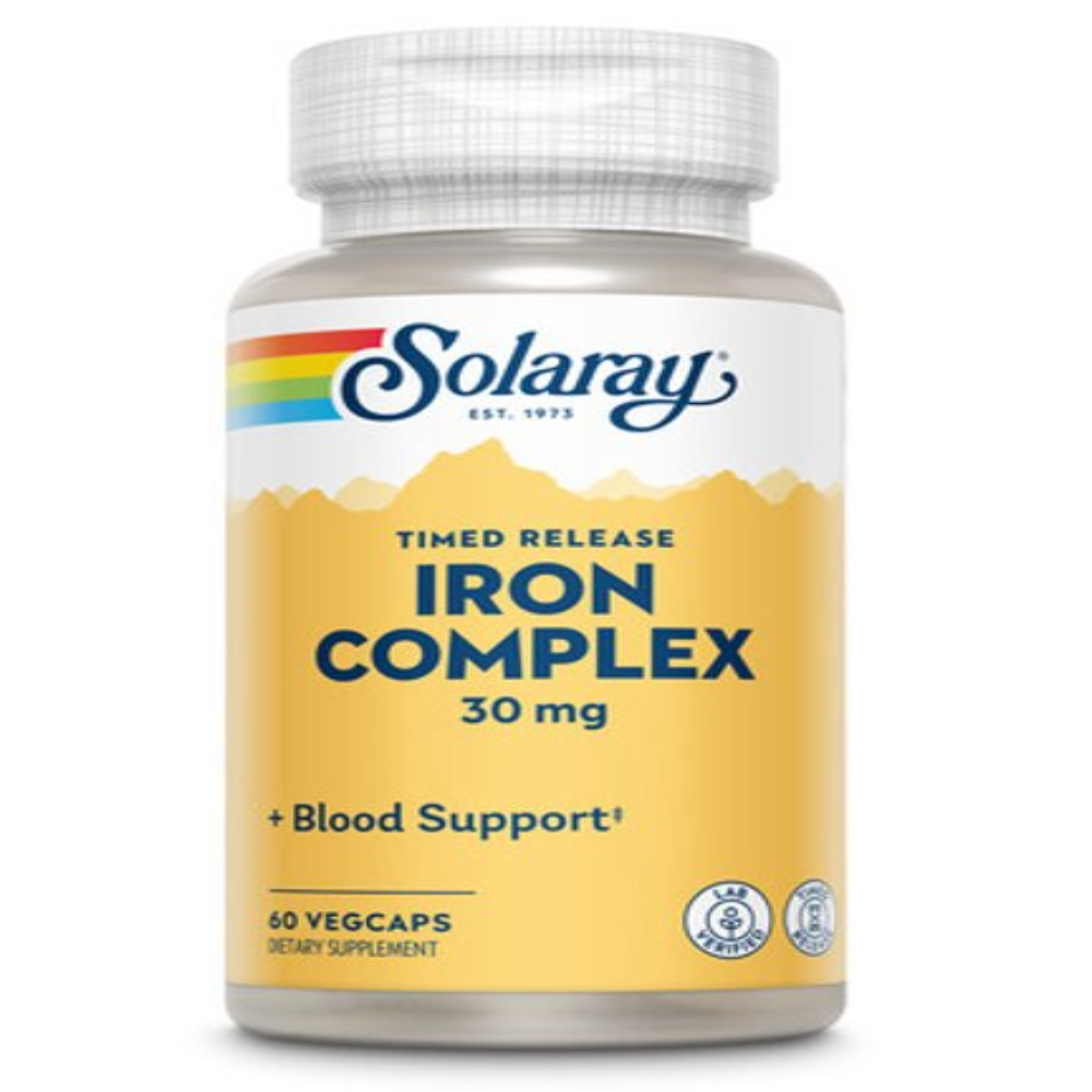 솔라레이 철분 비타민b<b>컴플렉스</b> <b>Iron</b> Complex 60베지<b>캡슐</b>