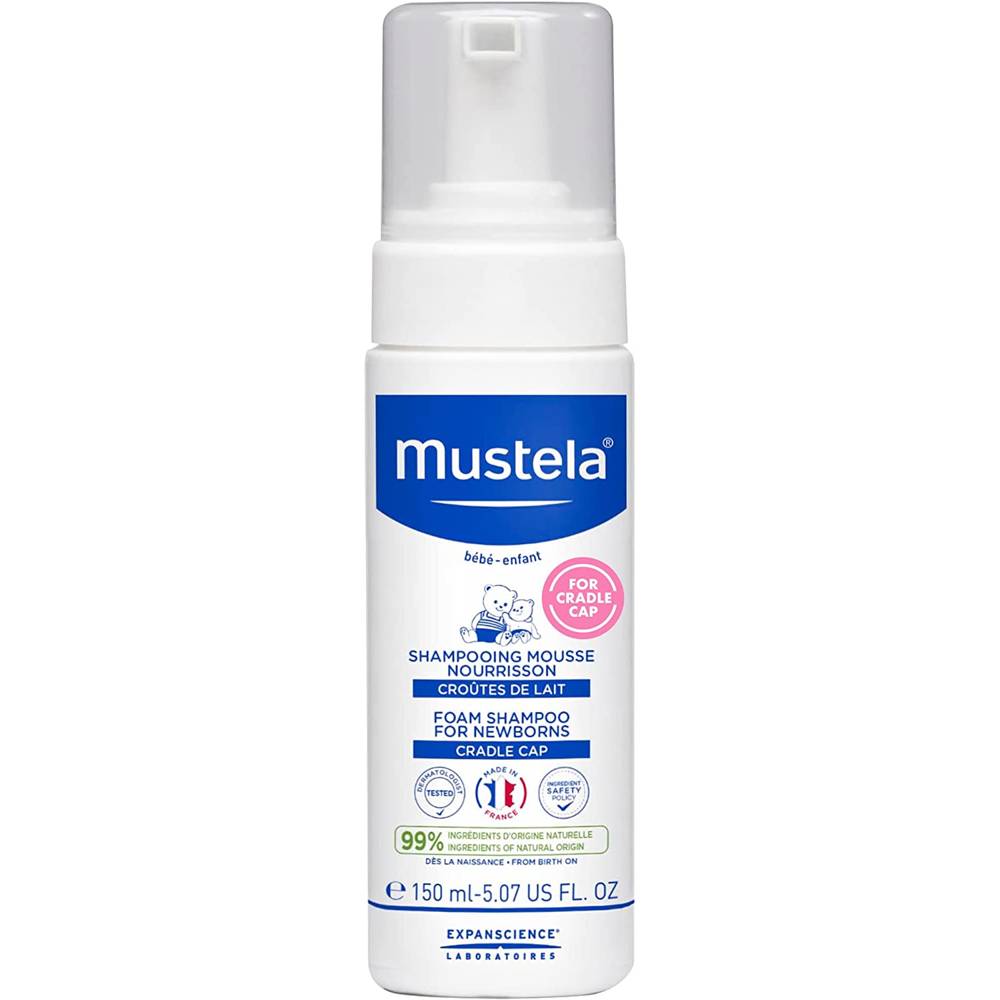 무스텔라 Mustela 크래들 캡 뉴본 유아 폼 샴푸 150Ml 2개