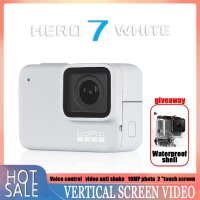 고프로 액션캠 셀프캠-HERO 7 화이트 액션 아웃도어 카메라, 울트라 HD 비디오