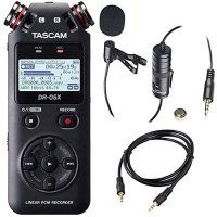 타스캠 Tascam DR-05X 휴대용 스테레오 디지털 오디오 레코더 블랙