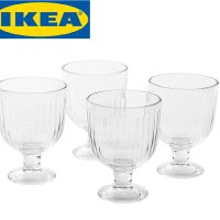 이케아 고블렛 4P 다용도 유리잔 유리접시 디저트 IKEA (704.158.93)