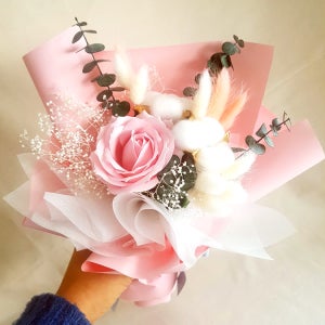 졸업식꽃다발 비누꽃 장미 꽃다발 졸업 축하 생일 어린이집 유치원 학예회 발렌타인데이