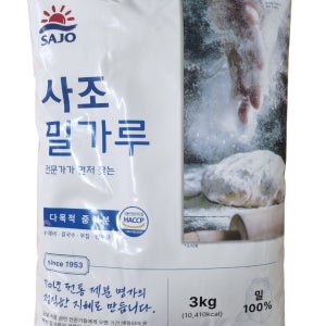 사조 맥선 중력 1등급 밀가루 3kg