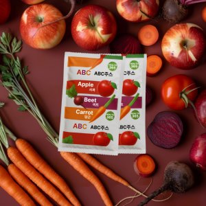 자연애담 맛있는 ABC주스 사과 제주당근 비트 에이비씨 100ml 30포