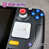 [팝스킨] 스팀덱(Steam Deck) 버튼 스킨 패키지, 모든 버튼이 한 상품에 올인원