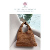 [코바늘도안] 글랜콜 DK로 만드는 어텀리프 호보백 만들기 AUTUMN LEAF HOBO BAG