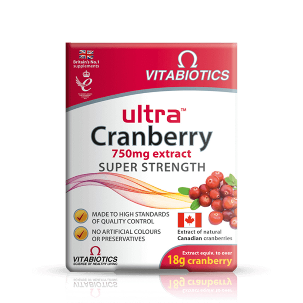비타바이오틱스 Ultra Cranberry 크렌베리영양제 (750mg 30정)
