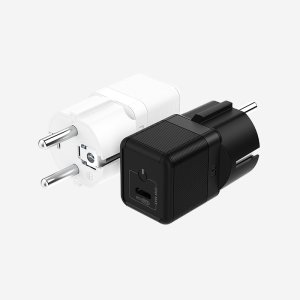 USB PD 25W PPS GaN 접지 초고속 미니 충전기 GM110 블랙