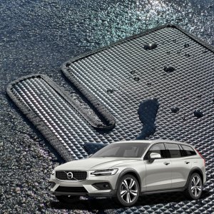 볼보 V60 크로스컨트리 다이아 고무매트 방수 발판 카매트