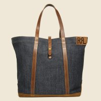 폴로 더블알엘 RRL 하워드 토트 백 가방 HOWARD TOTE BAG - DENIM/LEATHER