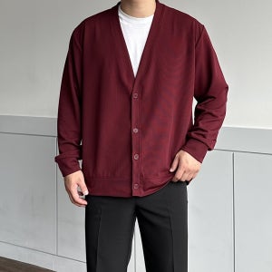 남자가디건 오버핏 남자 얇은 가을 빅사이즈 가디건