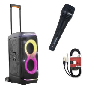 JBL PARTYBOX 320 체육관 스피커 유선마이크 BKD-401N