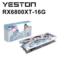 YESTON 새로운 RX6800XT 16GB RX 6800 XT 그래픽 카드 GDDR6 16G 256bit 7NM 게임 비디오 RGB 컴퓨터 데스크탑 GPU placa